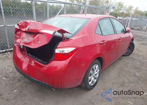 2014 Toyota Corolla Le from USA, damaged, VIN 2T1BURHE4EC073161